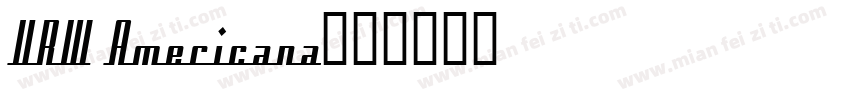 URW Americana字体转换